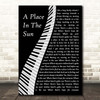 Stevie Wonder A Place In The Sun Piano Song Lyric Print