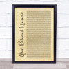 Arlo Guthrie Alice's Restaurant Massacree Rustic Script Song Lyric Print