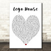 Lego House Ed Sheeran Quote Song Lyric Heart Print