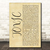 Kehlani TOXIC Rustic Script Song Lyric Print Kehlani TOXIC Rustic Script Song Lyric Print
