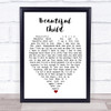 Beautiful Child Fleetwood Mac Quote Song Lyric Heart Print