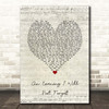 Dermot Kennedy An Evening I Will Not Forget Script Heart Song Lyric Print