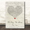 Albert King I'll Play The Blues For You Script Heart Song Lyric Print