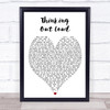 Thinking Out Loud Ed Sheeran Quote Song Lyric Heart Print