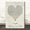 John Legend Tonight (Best You Ever Had) Script Heart Song Lyric Print
