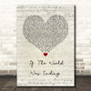 JP Saxe If The World Was Ending Script Heart Song Lyric Print