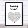 Adele Turning Tables Heart Song Lyric Quote Print