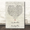 Esther & Abi Ofarim Cinderella Rockefella Script Heart Song Lyric Print