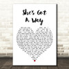 Billy Joel She's Got A Way Heart Song Lyric Quote Print