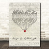 Bethel Music Raise A Hallelujah Script Heart Song Lyric Print