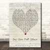 Patty Griffin You Are Not Alone Script Heart Song Lyric Print