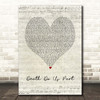 Bugzy Malone Death Do Us Part Script Heart Song Lyric Print