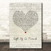 Demi Lovato Gift Of A Friend Script Heart Song Lyric Print