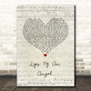 Hinder Lips Of An Angel Script Heart Song Lyric Print