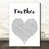 Don Broco Further Heart Song Lyric Quote Print