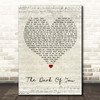 Breaking Benjamin The Dark Of You Script Heart Song Lyric Print