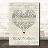 Breathe Hands To Heaven Script Heart Song Lyric Print