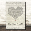 Monica For You I Will Script Heart Song Lyric Print