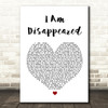 Frank Turner I Am Disappeared Heart Song Lyric Quote Print