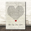 Mike Posner Be As You Are Script Heart Song Lyric Print