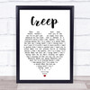 Creep Radiohead Heart Quote Song Lyric Print