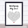 Marvin Gaye & Diana Ross Pledging My Love Heart Song Lyric Quote Print