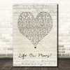 Peter Cetera After All Script Heart Song Lyric Print