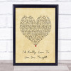 England Dan & John Ford Coley I'd Really Love To See You Tonight Vintage Heart Song Lyric Print