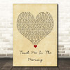 Diana Ross Touch Me In The Morning Vintage Heart Song Lyric Print