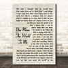 Freya Ridings You Mean The World To Me Vintage Script Song Lyric Print
