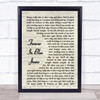 Neil Diamond Forever In Blue Jeans Vintage Script Song Lyric Print