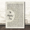 The Incredible String Band The Hedgehogs Song Vintage Script Song Lyric Print