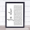 Celine Dion I'm Alive White Script Song Lyric Quote Print