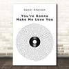 Sandi Sheldon You're Gonna Make Me Love You Vinyl Record Song Lyric Print