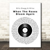 Billy Bragg & Wilco When The Roses Bloom Again Vinyl Record Song Lyric Print