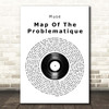 Muse Map Of The Problematique Vinyl Record Song Lyric Print