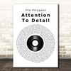 The Polygons Attention To Detail Vinyl Record Song Lyric Print