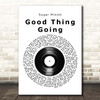 Sugar Minott Good Thing Going Vinyl Record Song Lyric Print