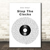 Enter Shikari Stop The Clocks Vinyl Record Song Lyric Print