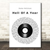 Parker McCollum Hell Of A Year Vinyl Record Song Lyric Print