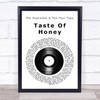 The Supremes & The Four Tops Taste Of Honey Vinyl Record Song Lyric Print