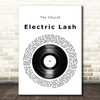 The Church Electric Lash Vinyl Record Song Lyric Print