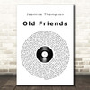 Jasmine Thompson Old Friends Vinyl Record Song Lyric Print