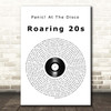 Panic! At The Disco Roaring 20s Vinyl Record Song Lyric Print