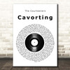 The Courteeners Cavorting Vinyl Record Song Lyric Print