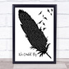 Rhiannon Giddens We Could Fly 1 Watercolour Feather & Birds Song Lyric Print