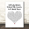 Pearl Jam Elderly Woman Behind The Counter In A Small Town White Heart Song Lyric Print