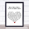 The Smiths Please, Please, Please, Let Me Get What I Want White Heart Song Lyric Print