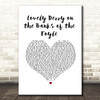 Charlie McGonigle Lovely Derry on the Banks of the Foyle White Heart Song Lyric Print
