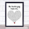 The Jam The Butterfly Collector White Heart Song Lyric Print